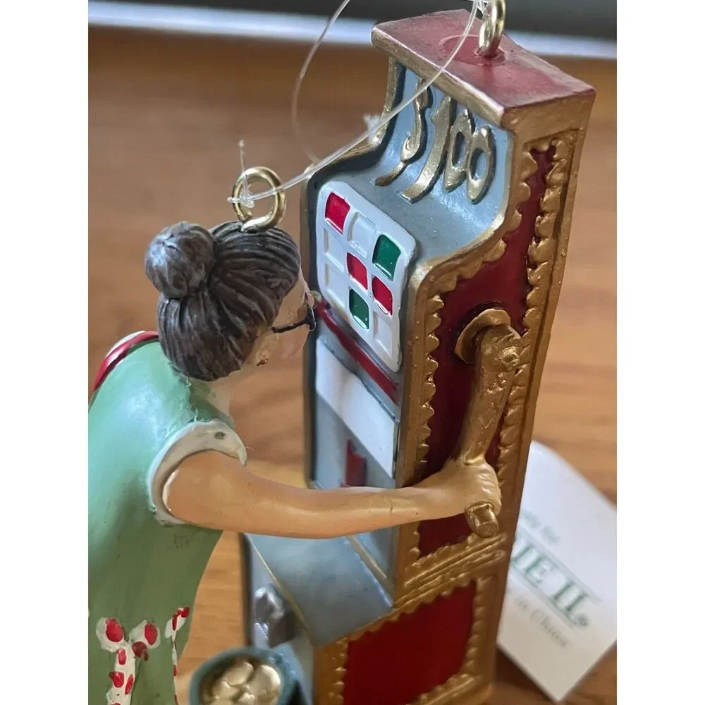 Gallerie II Grandma Christmas Ornament Lucky Jackpot Holiday Decor w/ Hang Tag